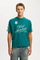 Cropped Fit Graphic T-Shirt