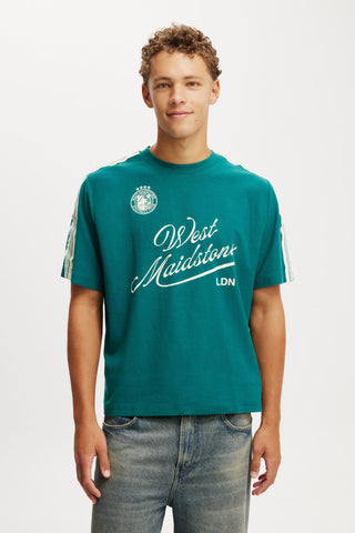 Cropped Fit Graphic T-Shirt