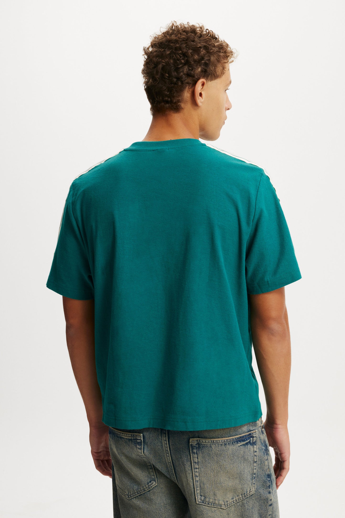 Cropped Fit Graphic T-Shirt