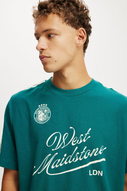 Cropped Fit Graphic T-Shirt