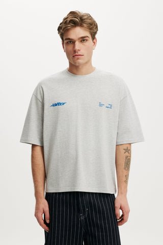 Cropped Fit Graphic T-Shirt