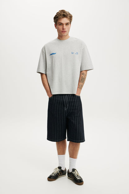 Cropped Fit Graphic T-Shirt