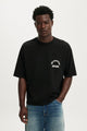 Cropped Fit Graphic T-Shirt