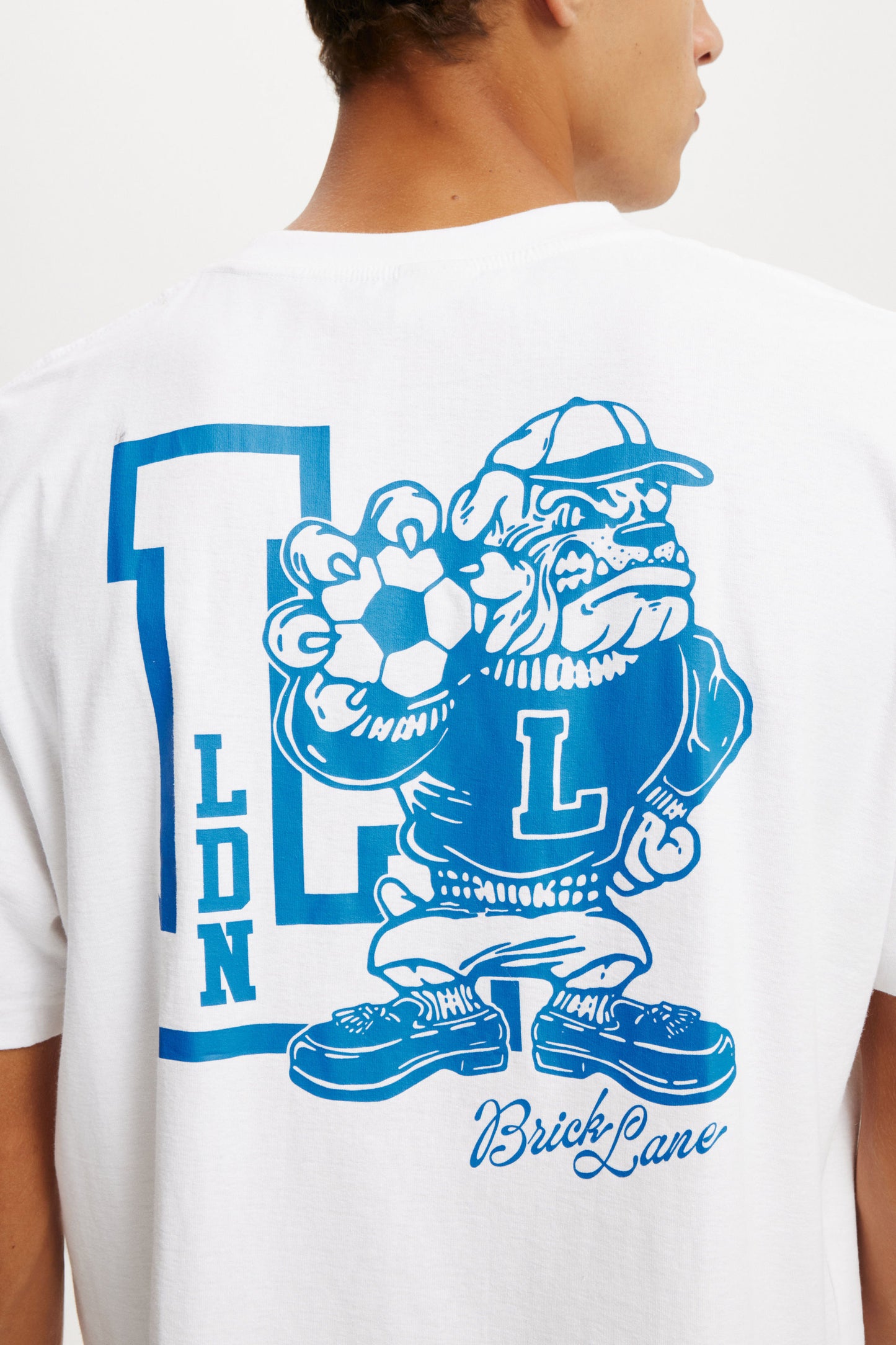 Cropped Fit Graphic T-Shirt