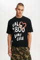 Cropped Fit Graphic T-Shirt