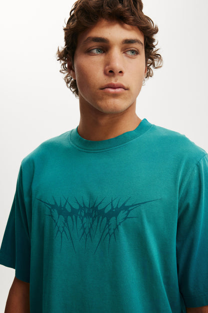 Cropped Fit Graphic T-Shirt