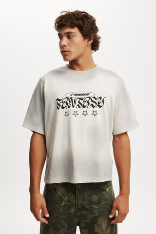 Cropped Fit Graphic T-Shirt