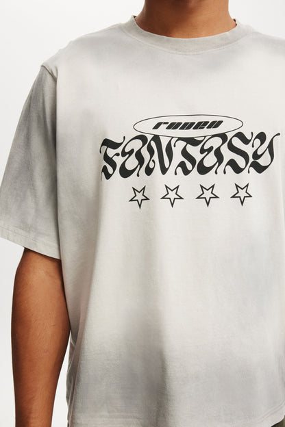 Cropped Fit Graphic T-Shirt