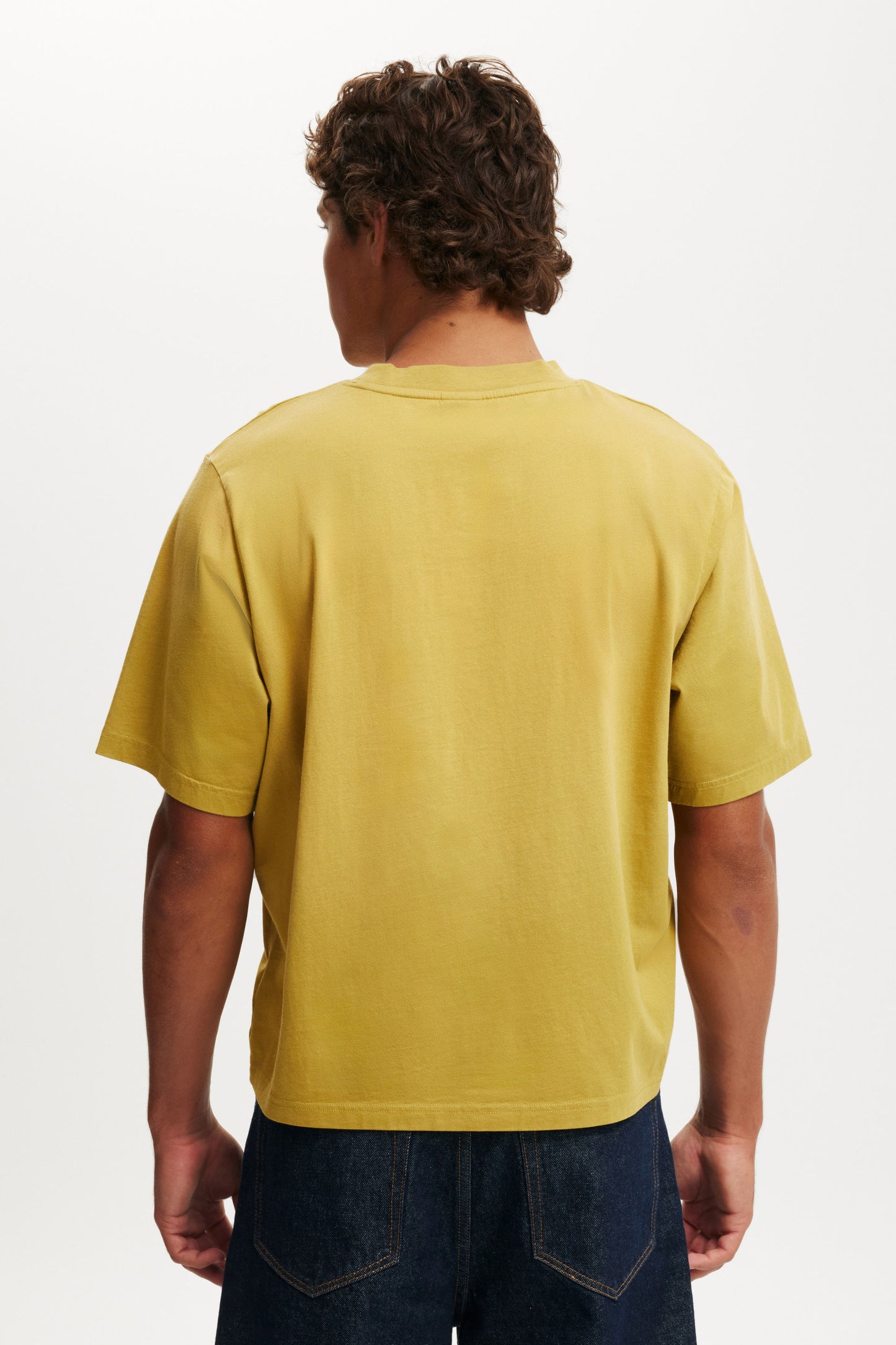 Cropped Fit Graphic T-Shirt