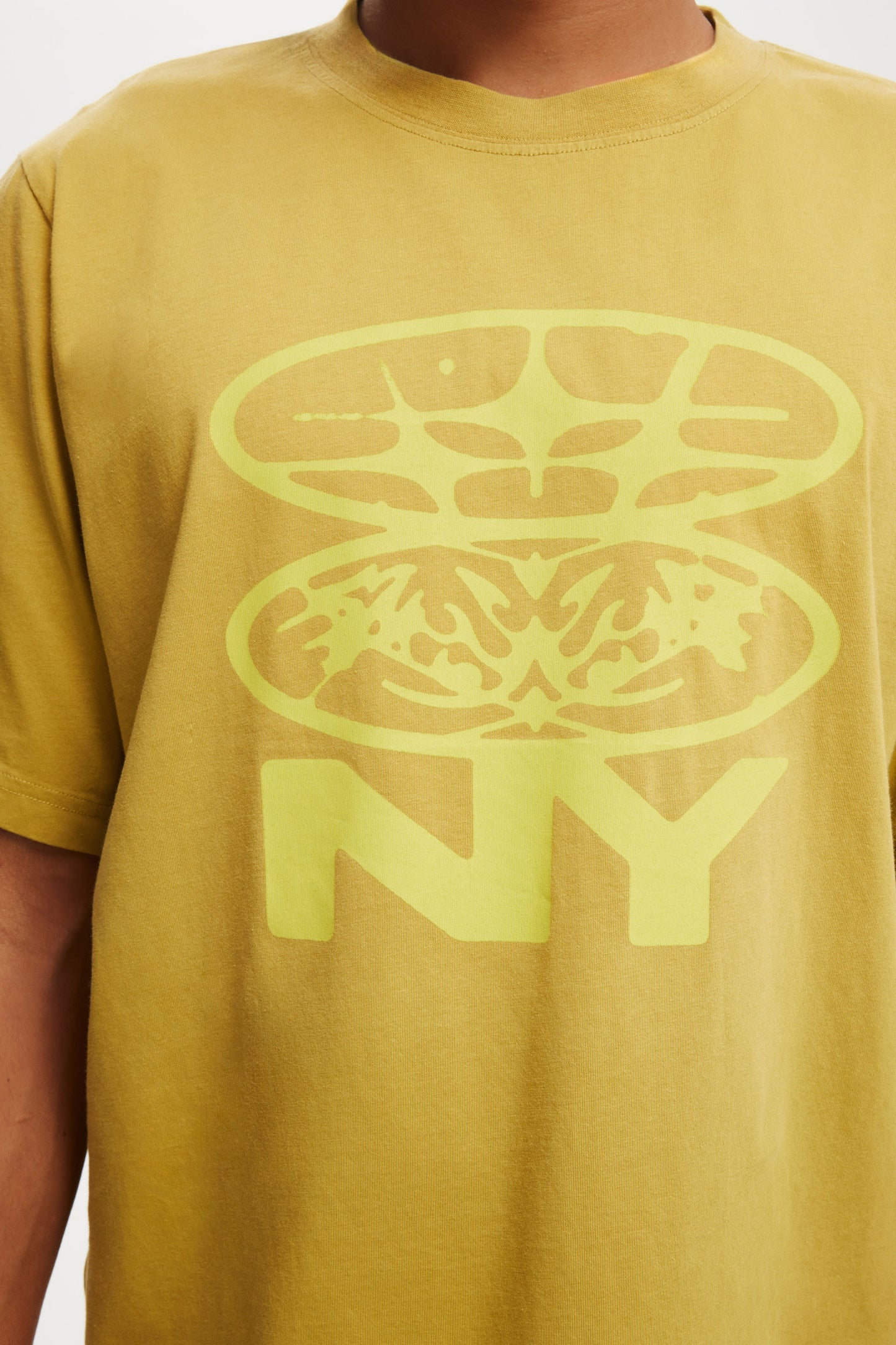 Cropped Fit Graphic T-Shirt