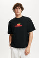 Cropped Fit Graphic T-Shirt