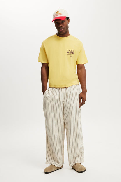 Cropped Fit Graphic T-Shirt