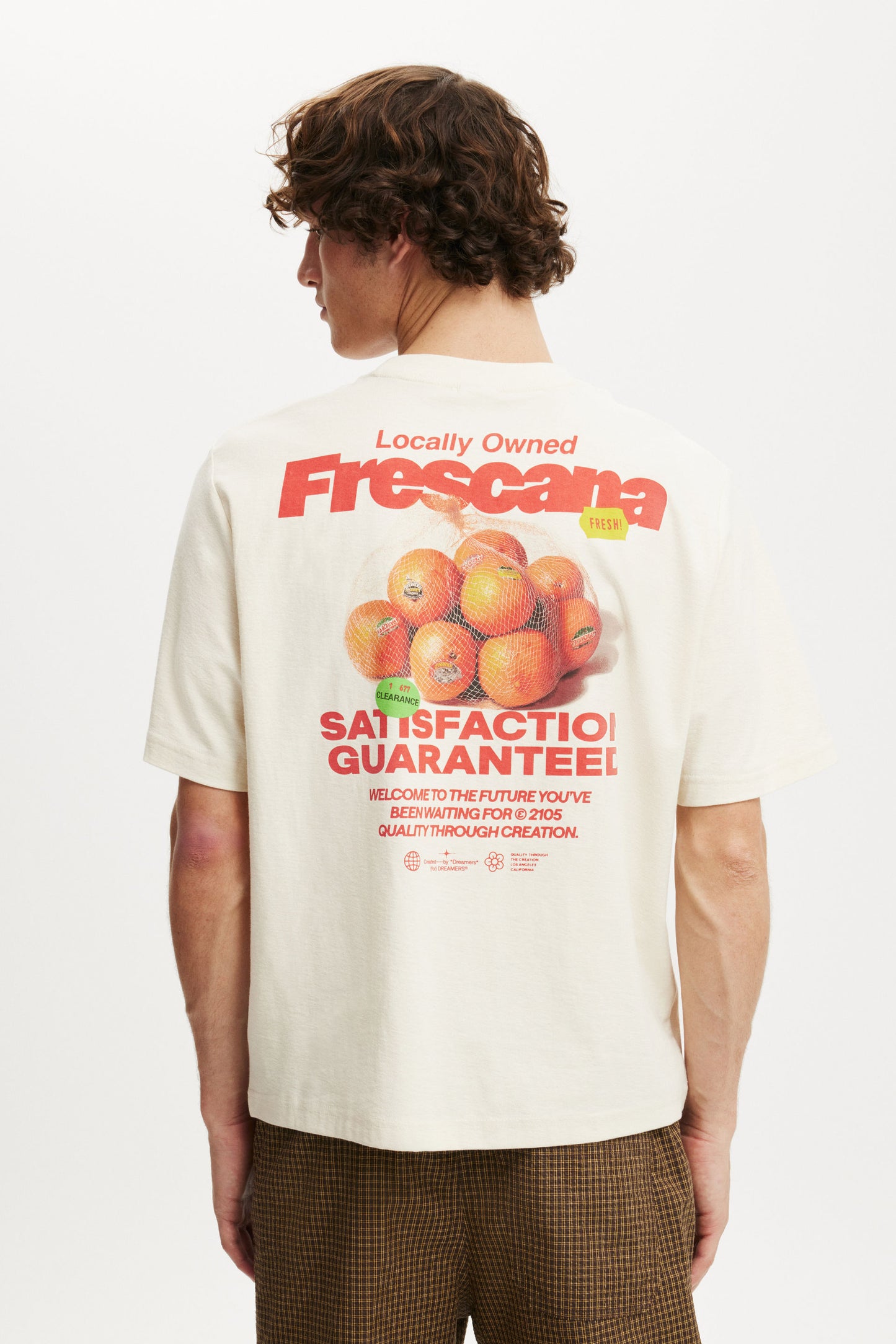 Cropped Fit Graphic T-Shirt