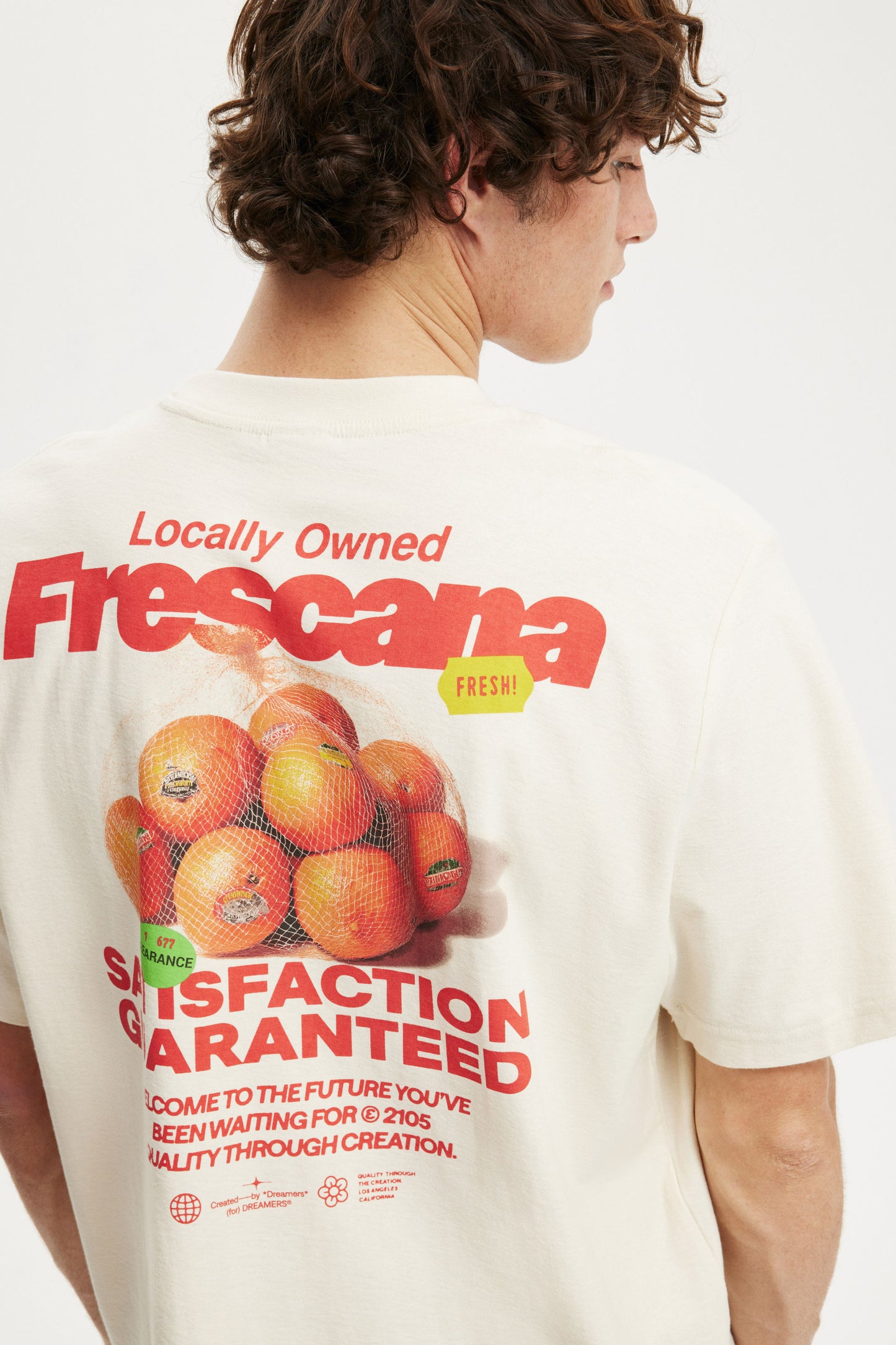 Cropped Fit Graphic T-Shirt