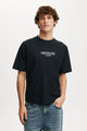 Cropped Fit Graphic T-Shirt