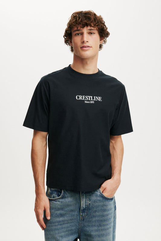 Cropped Fit Graphic T-Shirt