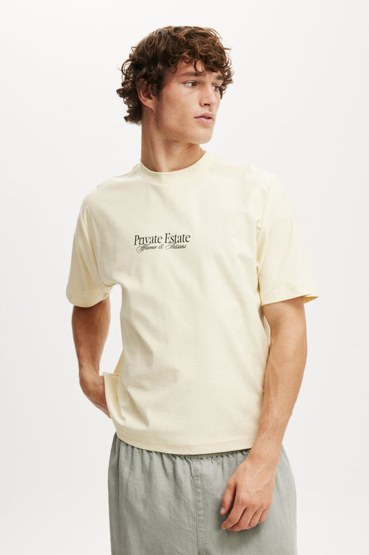Cropped Fit Graphic T-Shirt