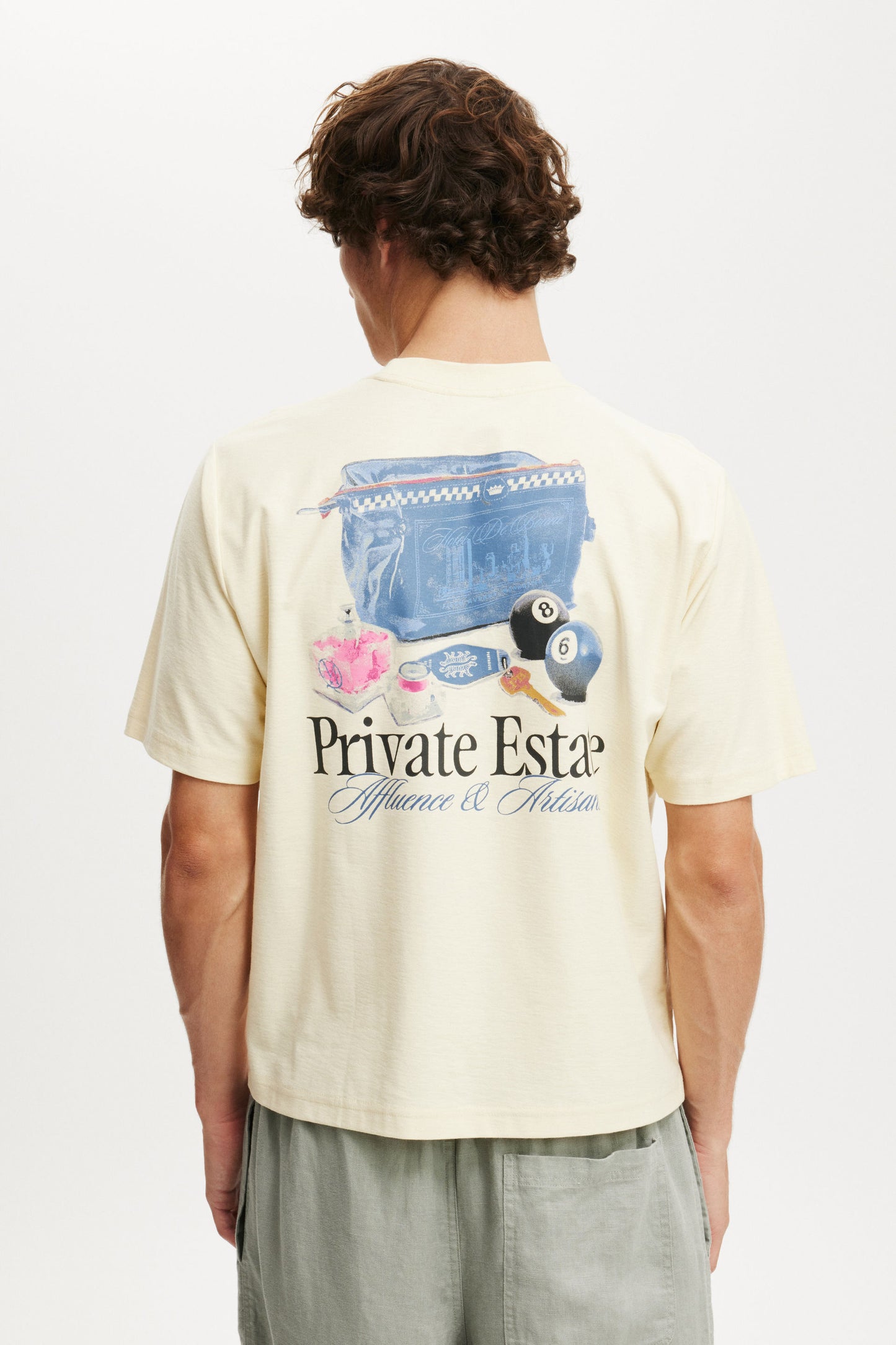 Cropped Fit Graphic T-Shirt