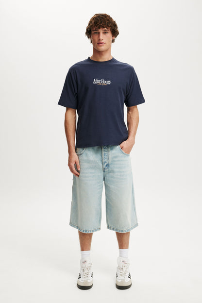 Cropped Fit Graphic T-Shirt