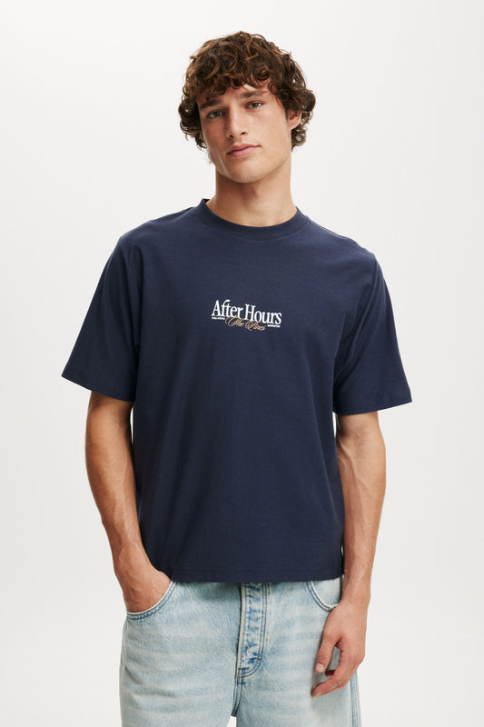 Cropped Fit Graphic T-Shirt