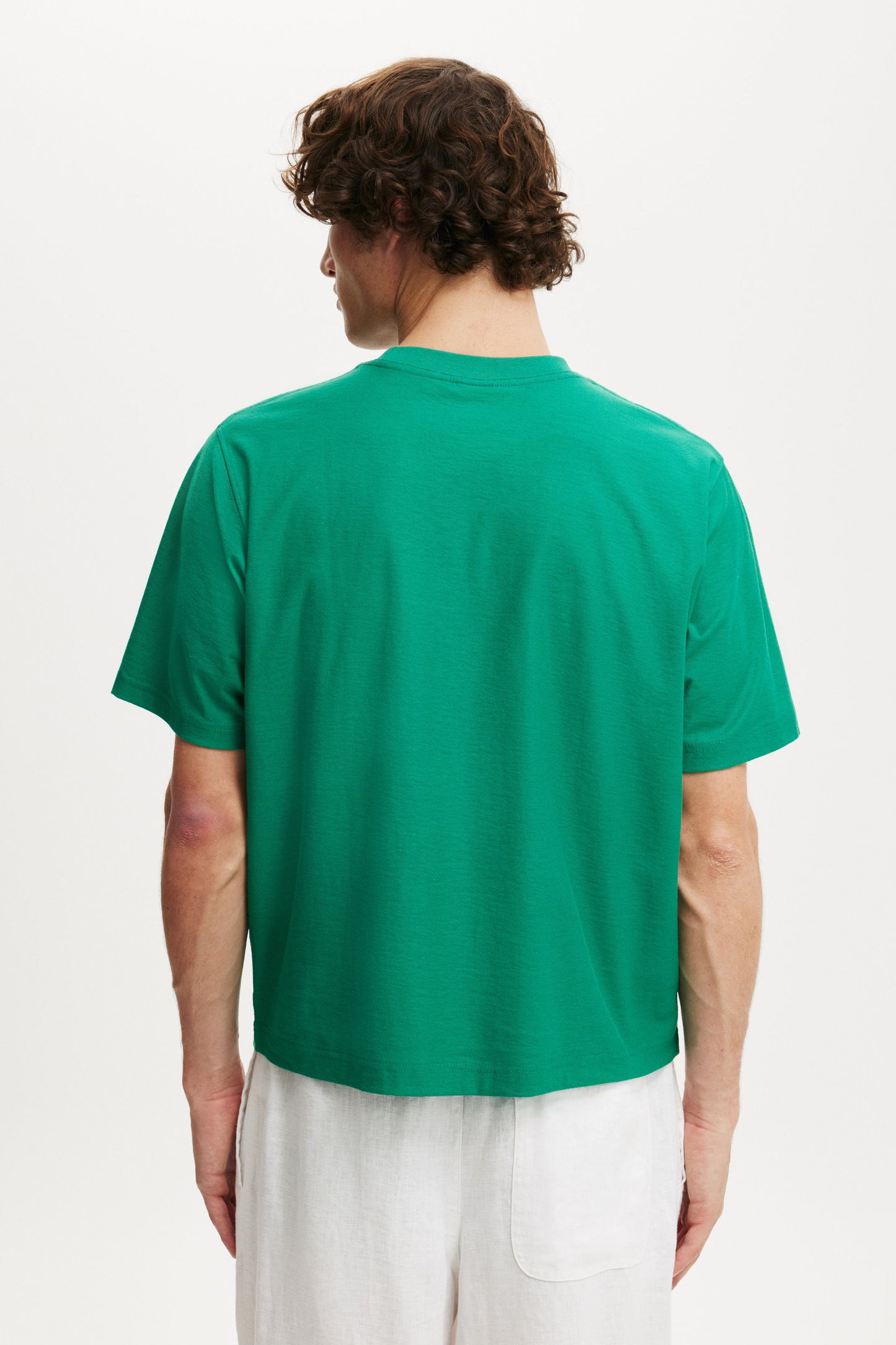 Cropped Fit Graphic T-Shirt