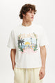 Cropped Fit Graphic T-Shirt