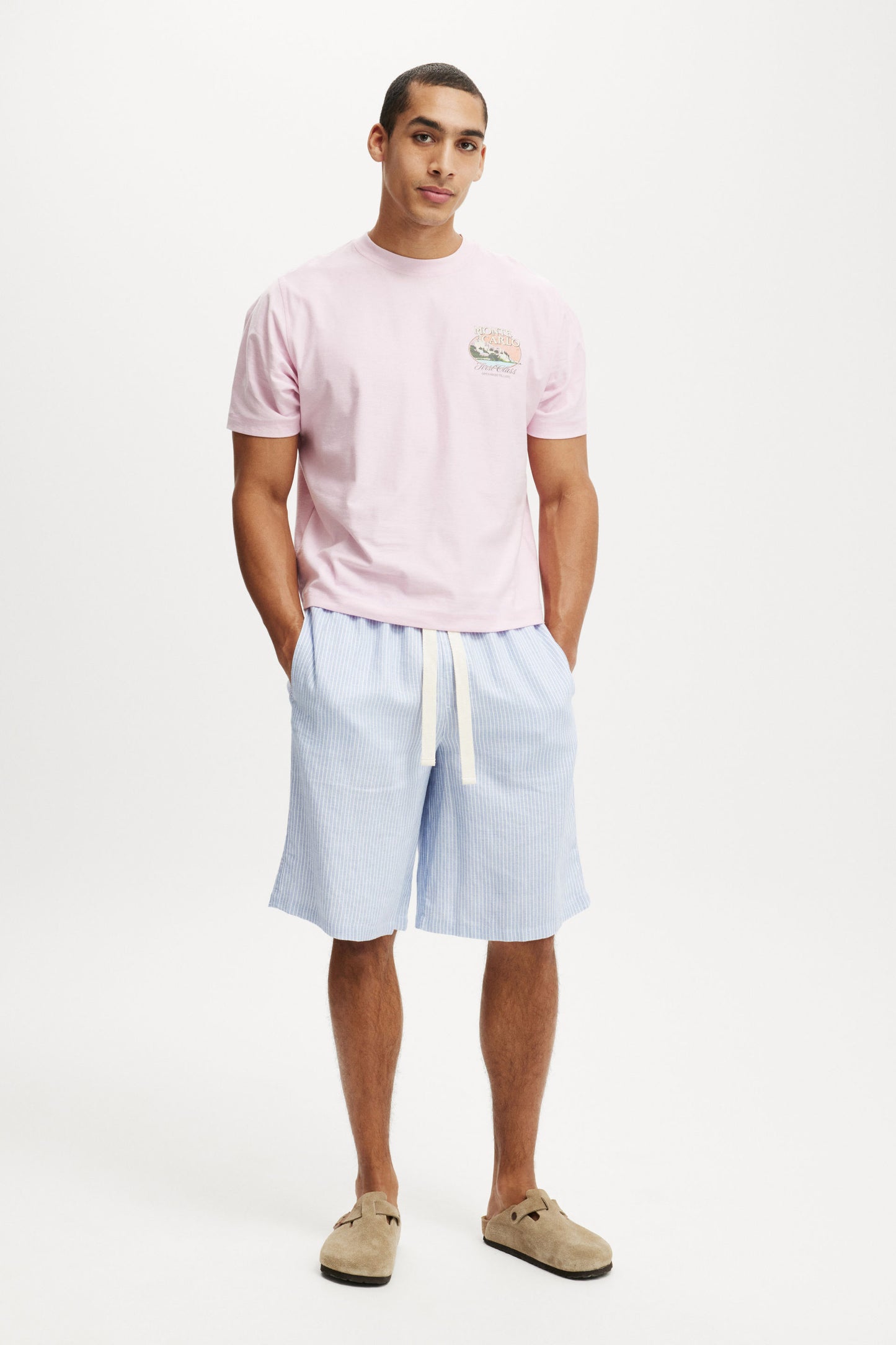 Cropped Fit Graphic T-Shirt
