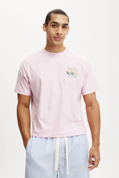 Cropped Fit Graphic T-Shirt