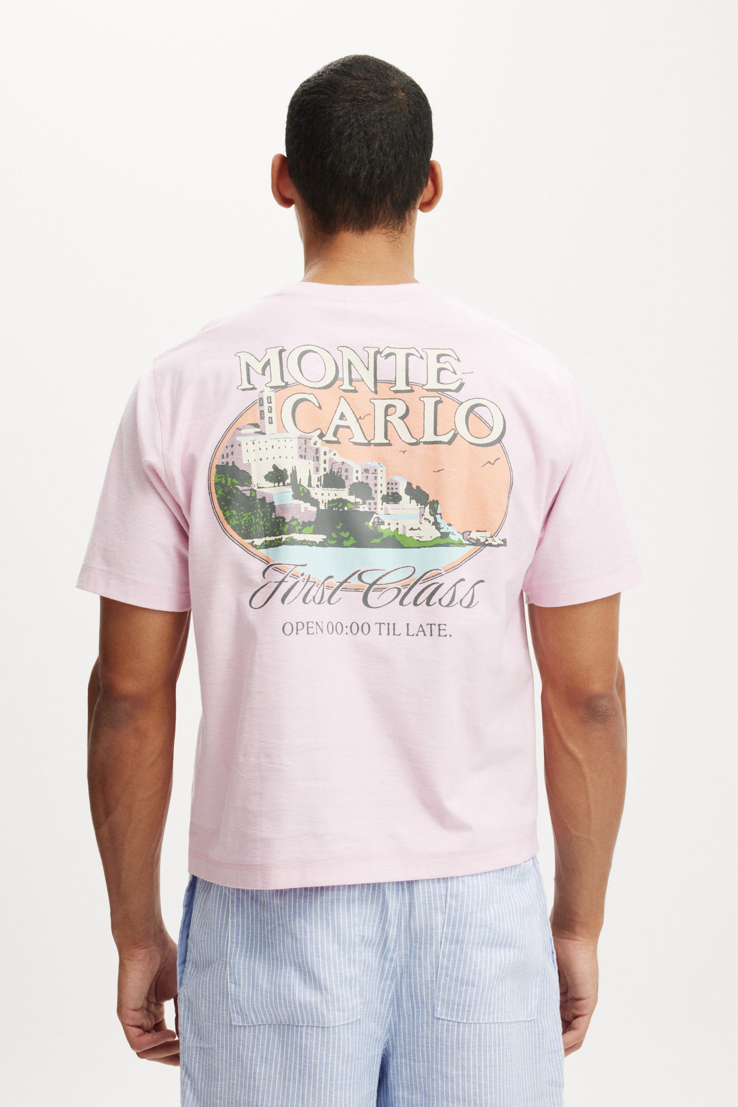 Cropped Fit Graphic T-Shirt