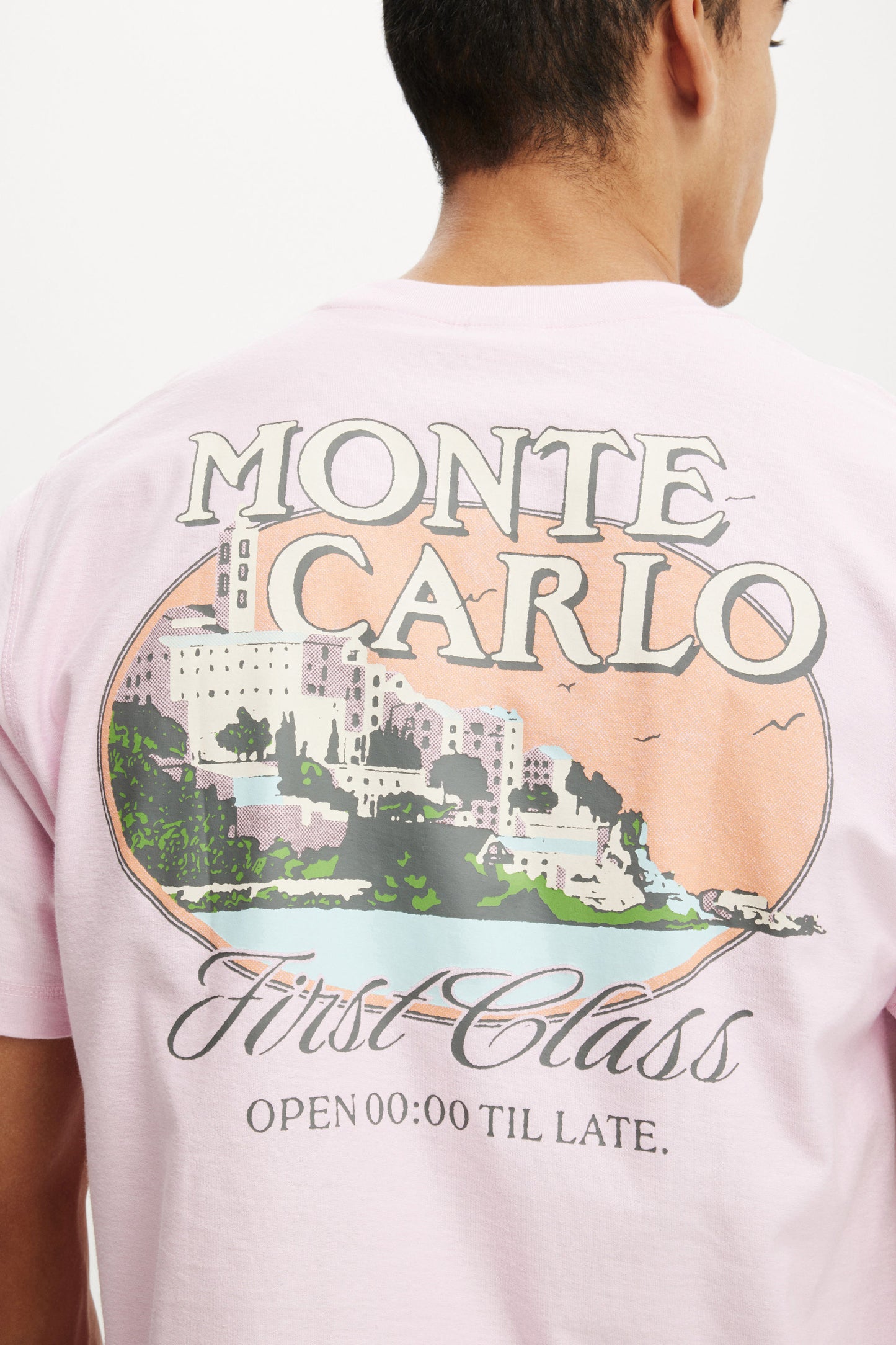 Cropped Fit Graphic T-Shirt