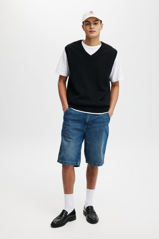 Baggy Denim Short