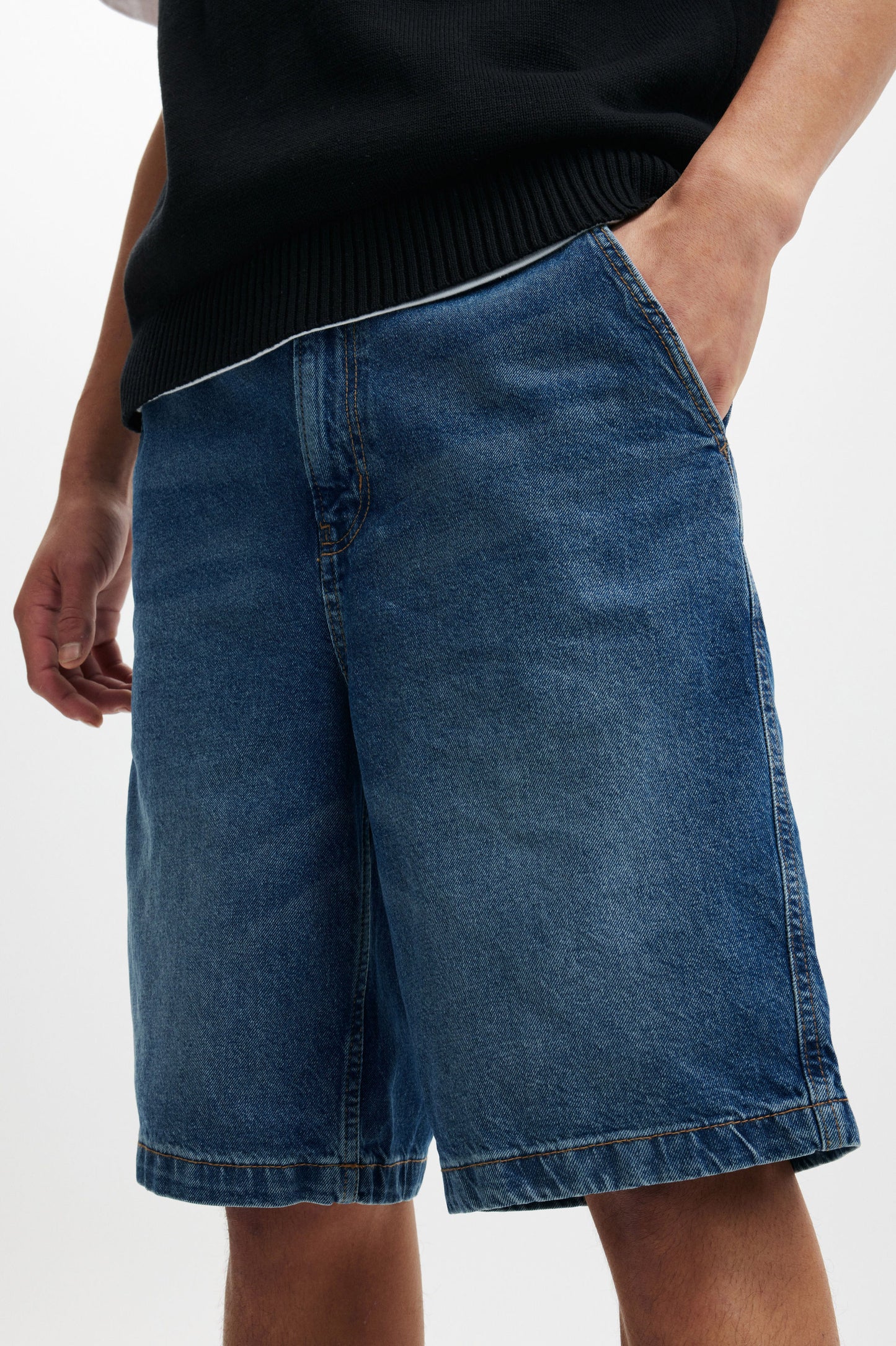 Baggy Denim Short