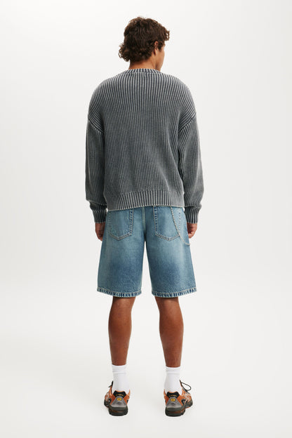 Baggy Denim Short