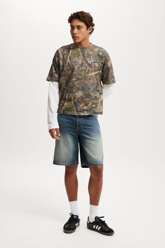 Baggy Denim Short