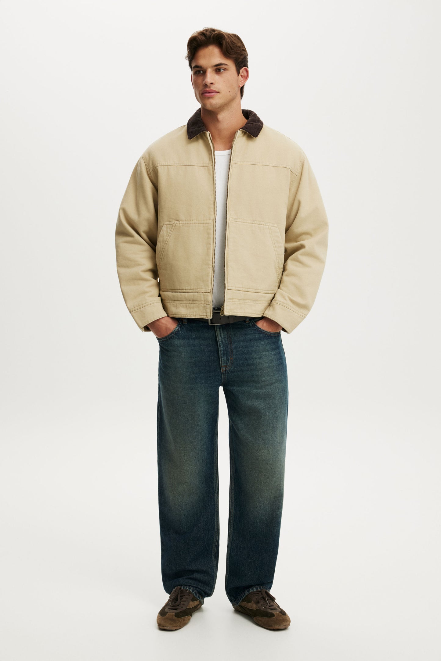 Cropped Worker Jacket