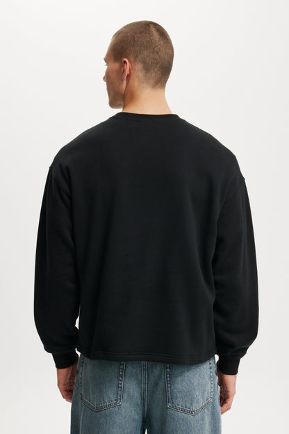 Box Fit Graphic Crew Sweater