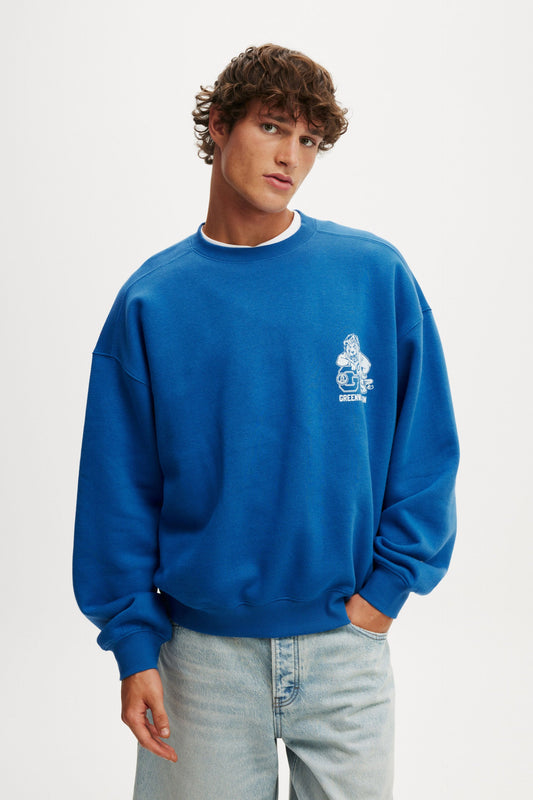 Box Fit Graphic Crew Sweater
