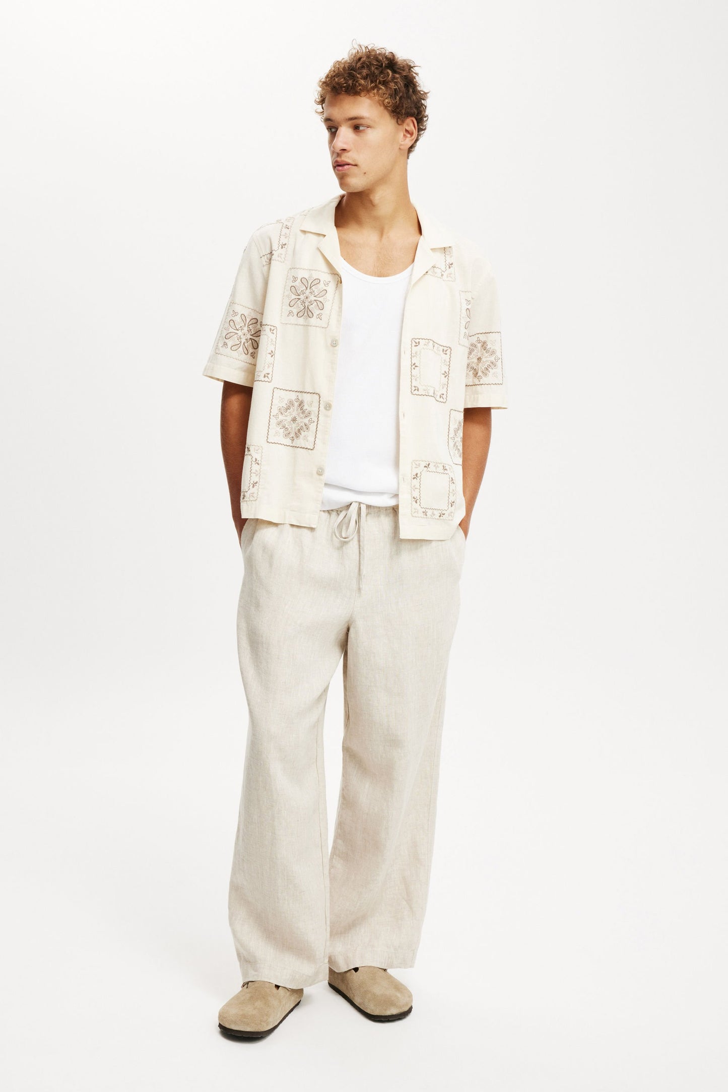 Super Baggy Linen Pant