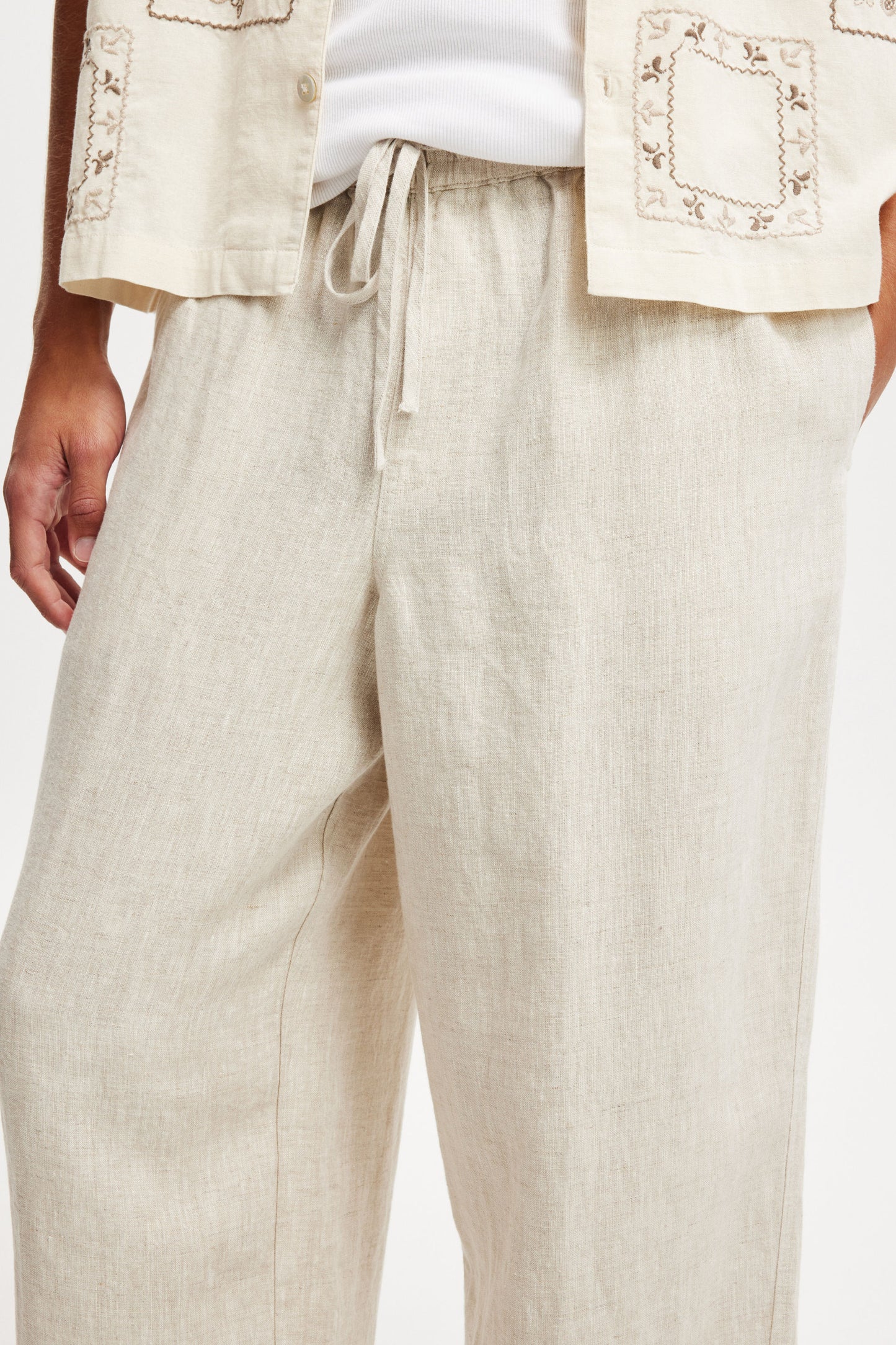 Super Baggy Linen Pant