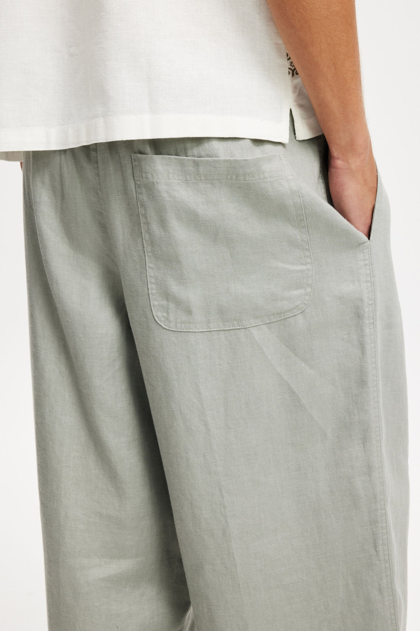 Super Baggy Linen Pant