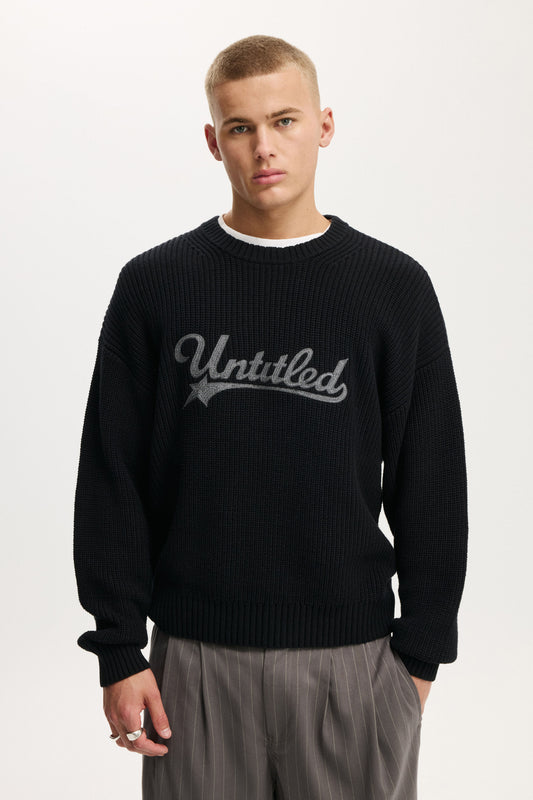 Box Fit Crew Knit