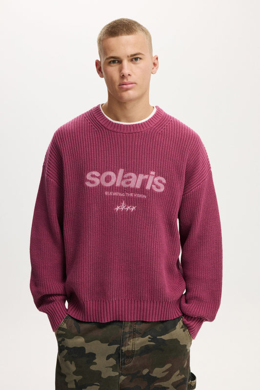 Box Fit Crew Knit