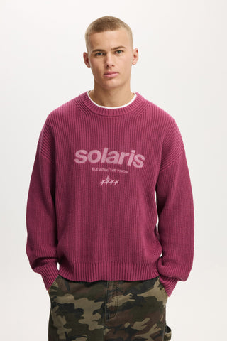 Box Fit Crew Knit