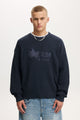 Box Fit Crew Knit
