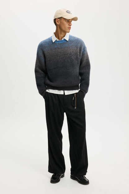 Ombre Crew Knit