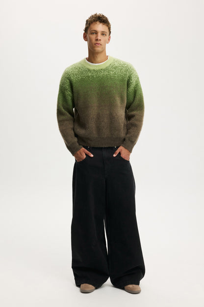 Ombre Crew Knit