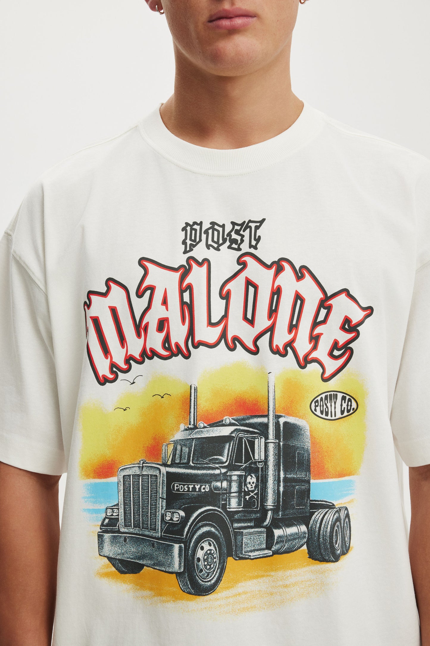 Post Malone Box Fit Music T-Shirt