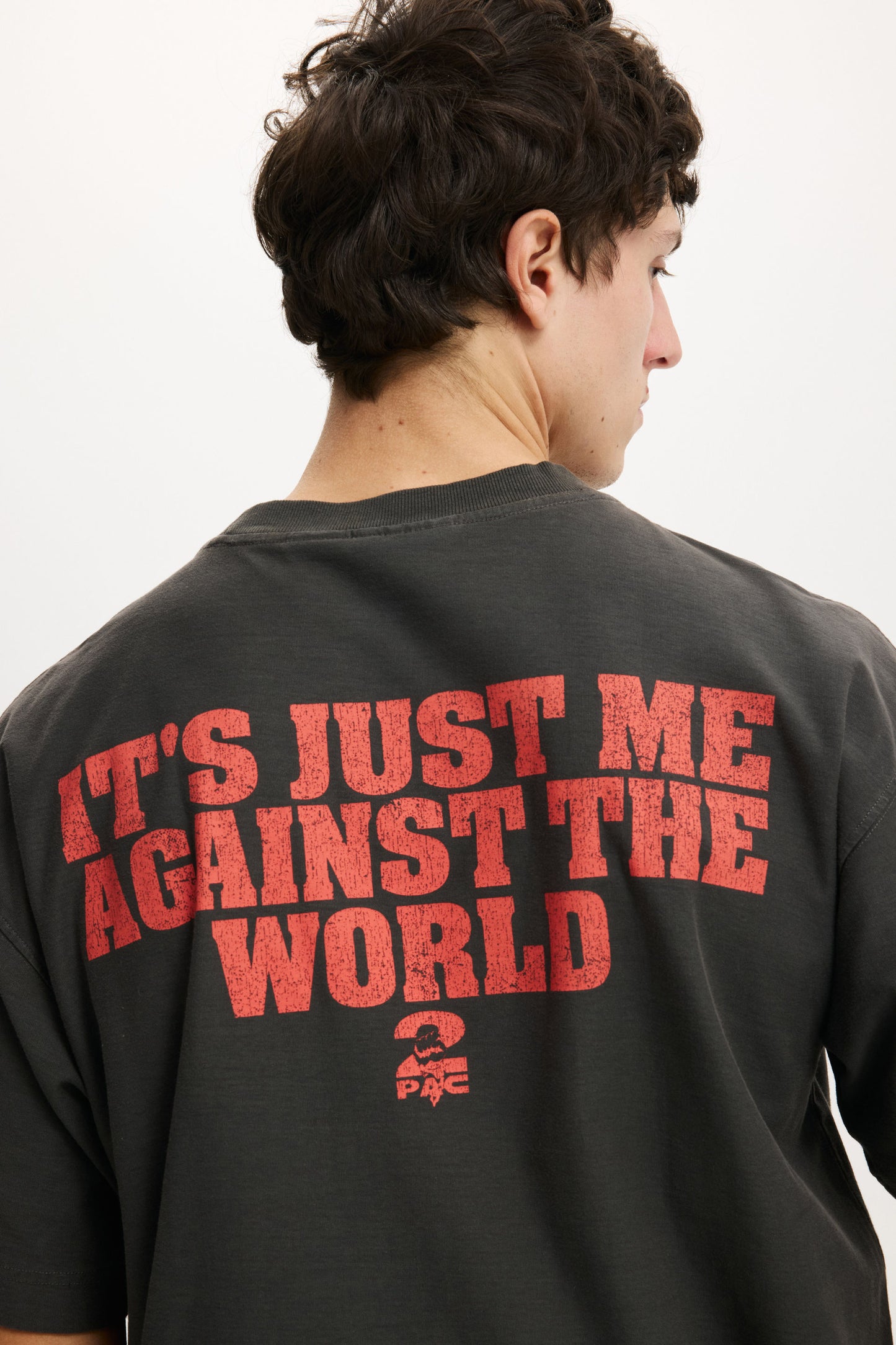 Tupac Box Fit Music T-Shirt