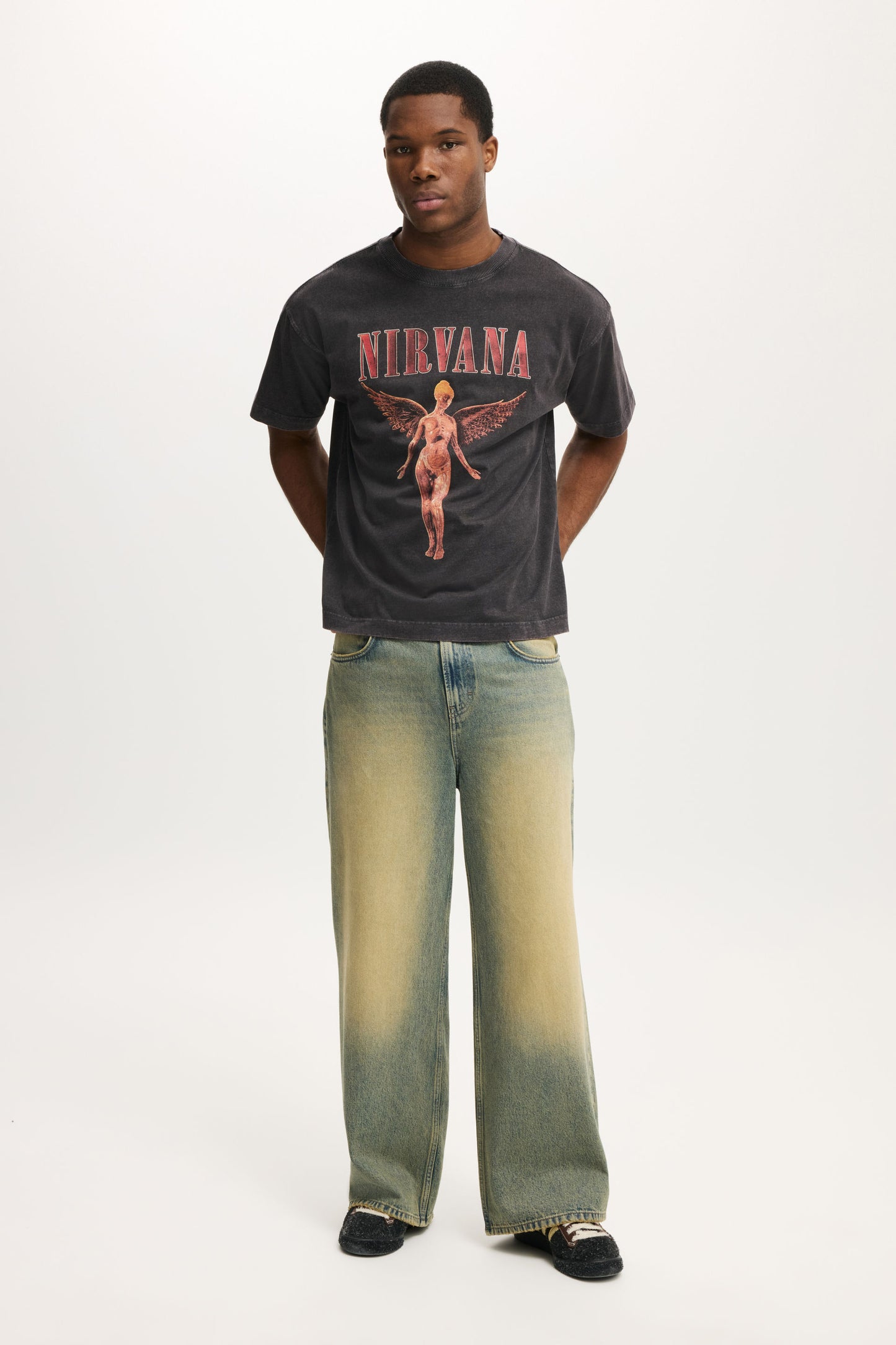 Nirvana Box Fit Music T-Shirt