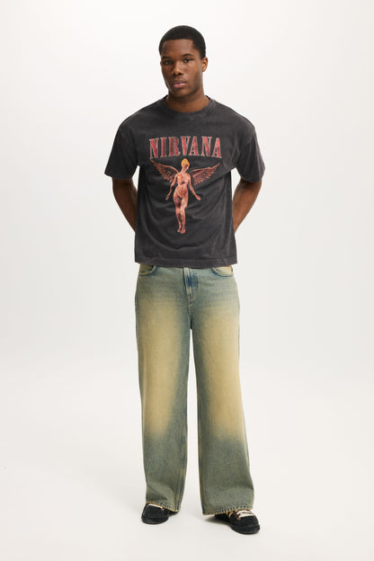 Nirvana Box Fit Music T-Shirt